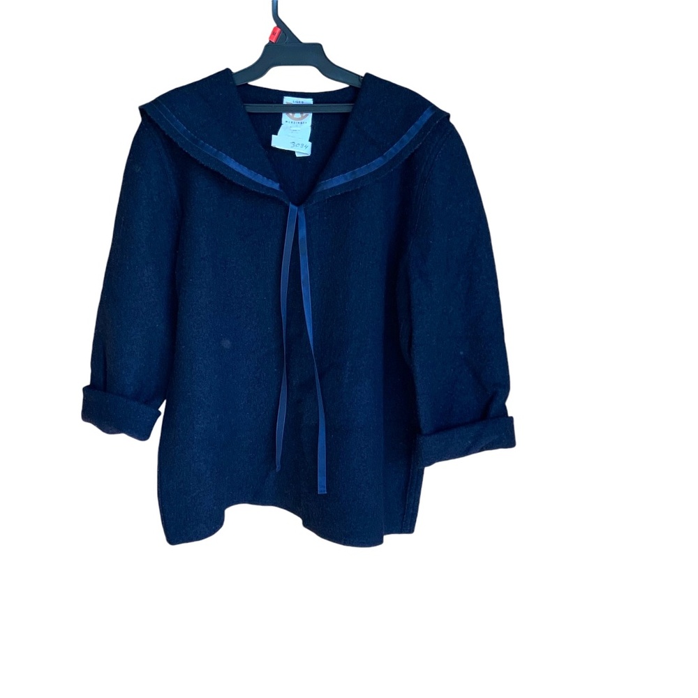SIGRID WURZINGER NAVY BLUE SAILOR PULL OVER SZ 6/7